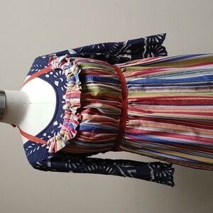 Upcycled Curtain to Apron